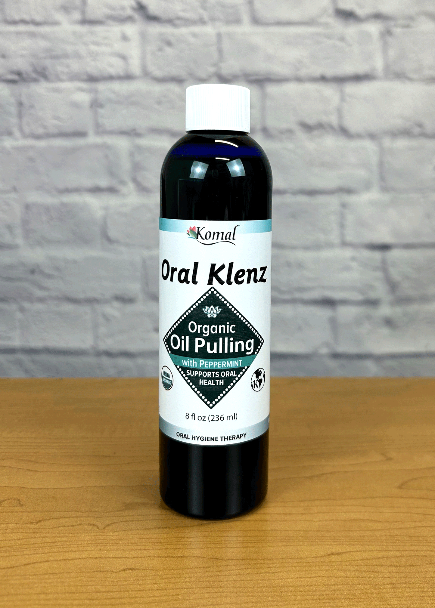 Wholesale Personal Care - Organic Oral Klenz Oil Pulling - Peppermint 8oz (236ml)