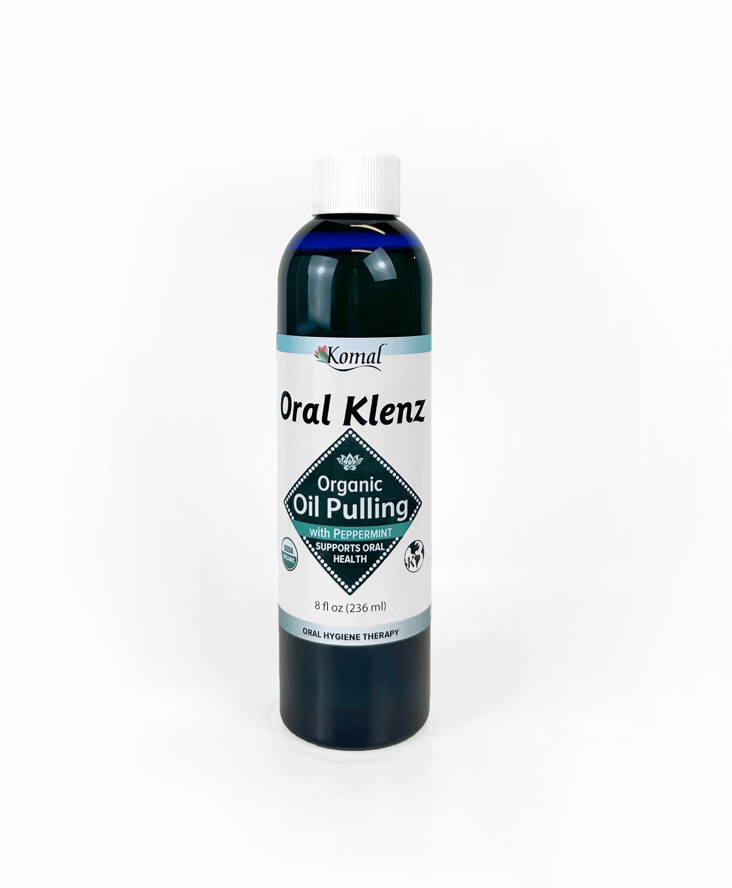 Wholesale Personal Care - Organic Oral Klenz Oil Pulling - Peppermint 8oz (236ml)