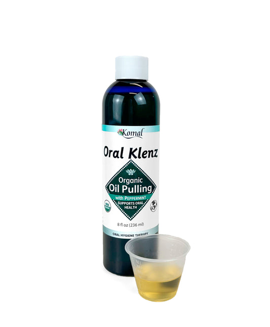 Organic Oil Pulling Oral Klenz is a great addition to Oral Hygeine routine for a healthier smile.
