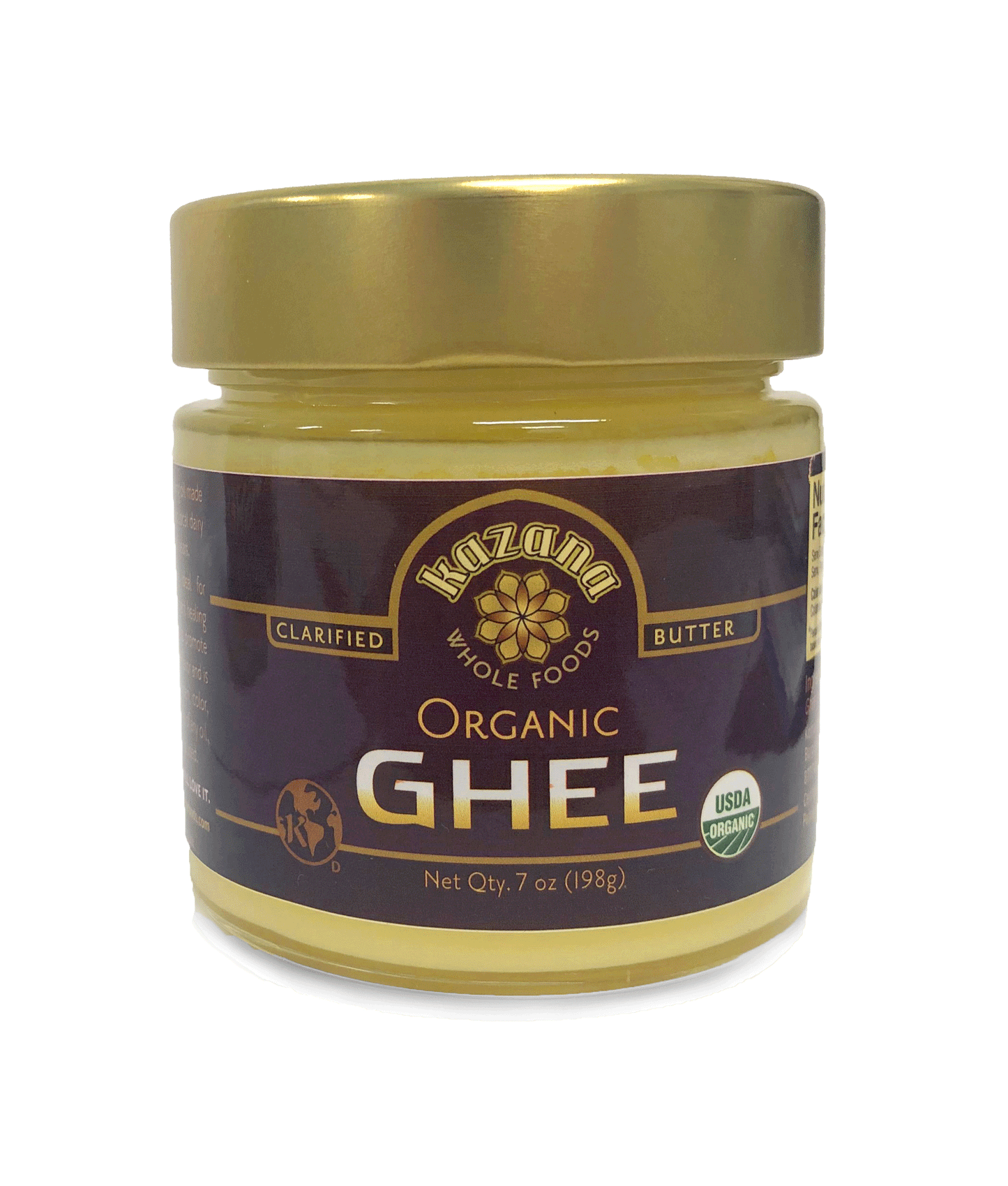 Organic Grassfed Ghee 7oz Jar