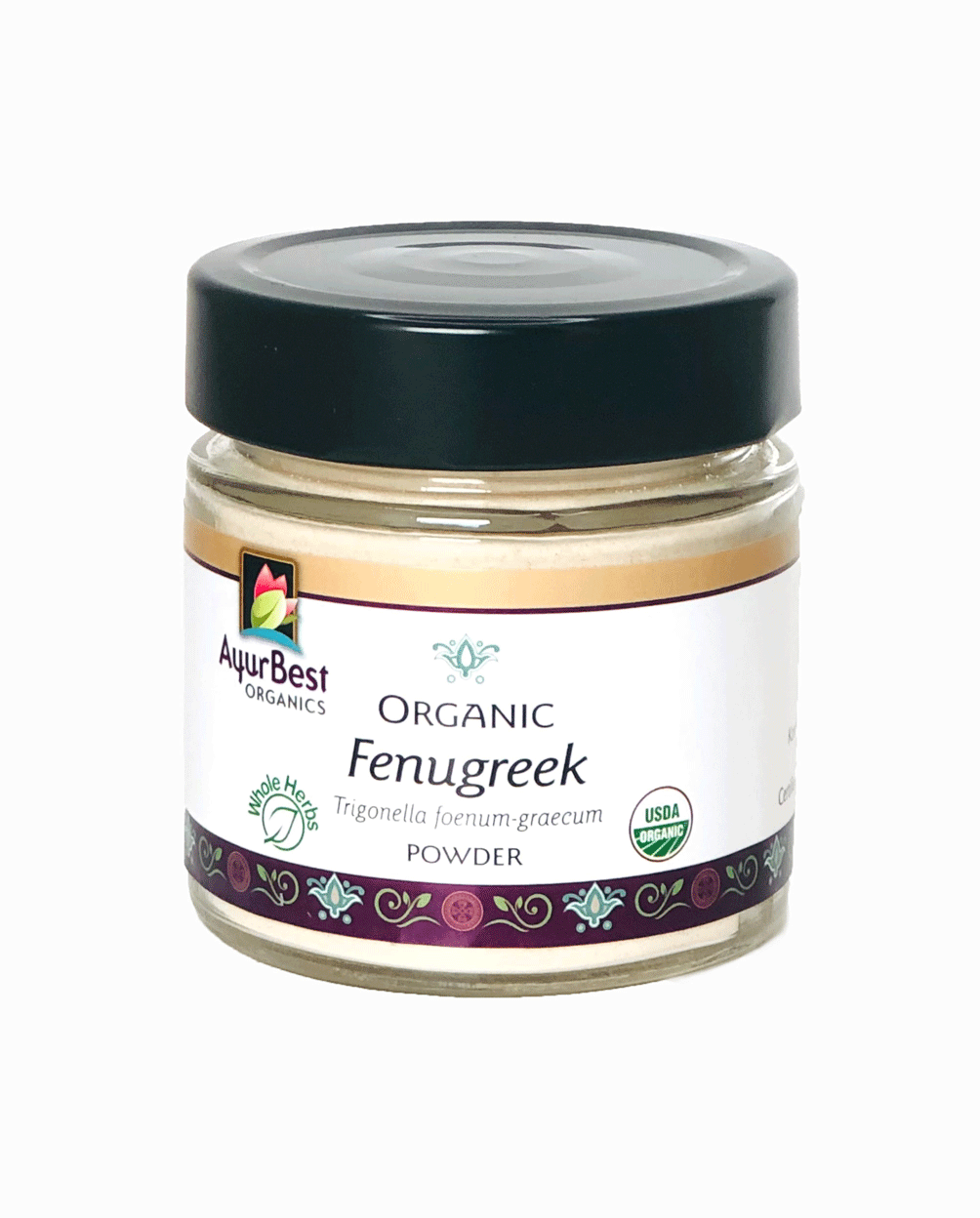 Buy Organic Fenugreek Seed Powder 3.7oz Jars!