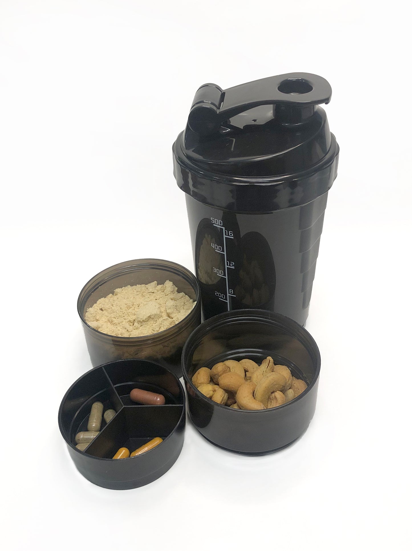 Golden-T is available with convenient Shaker Bottle to store your treats on the go!