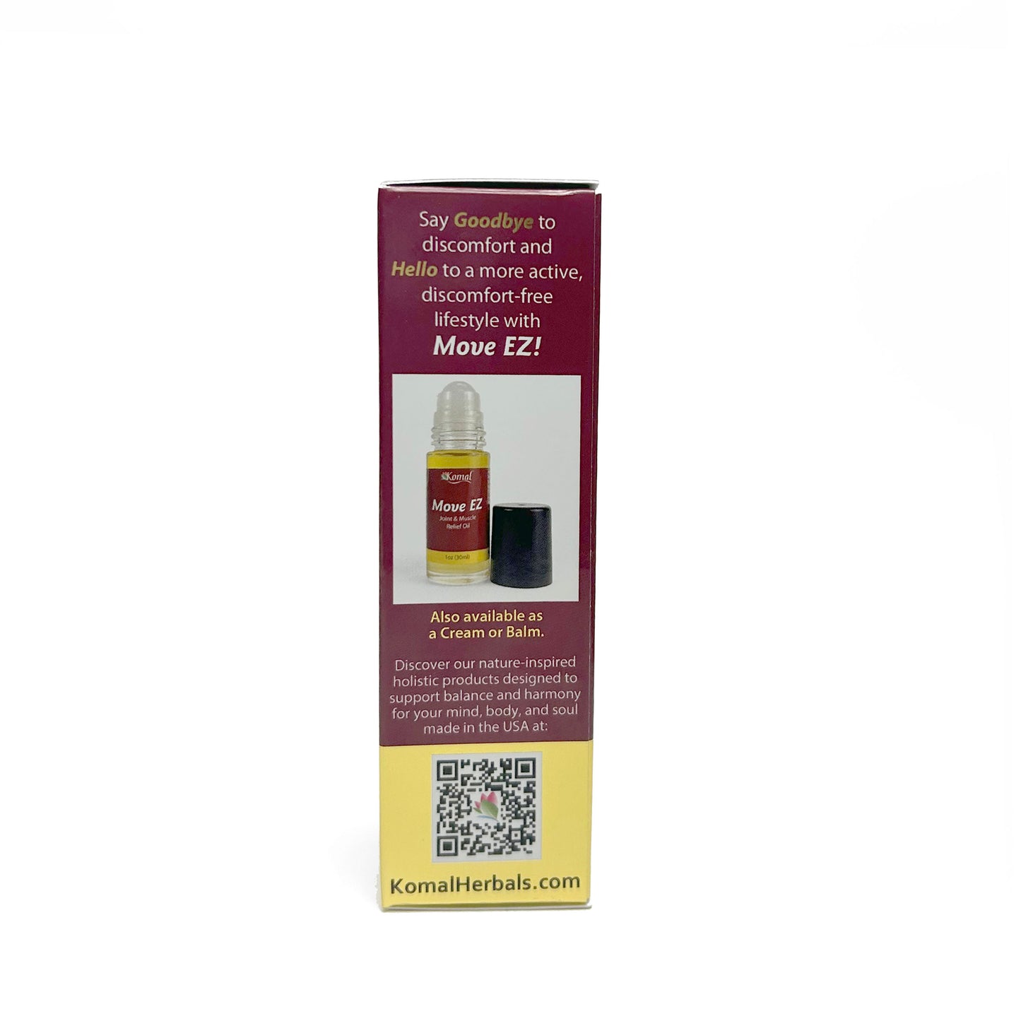 Move EZ - Joint & Muscle Relief Oil, 1oz Roller Bottle