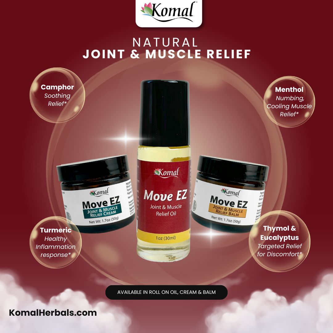 Move EZ - Joint & Muscle Relief Oil, 1oz Roller Bottle