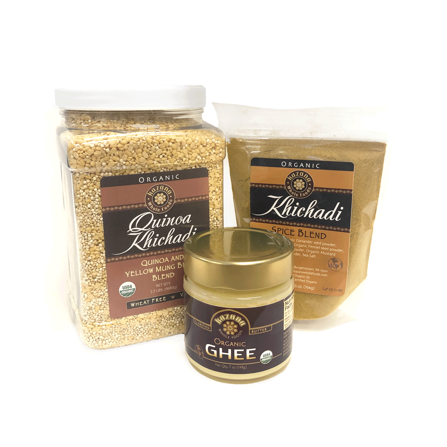 Bulk Organic Quiona-Mung Khichadi Kit made in the USA