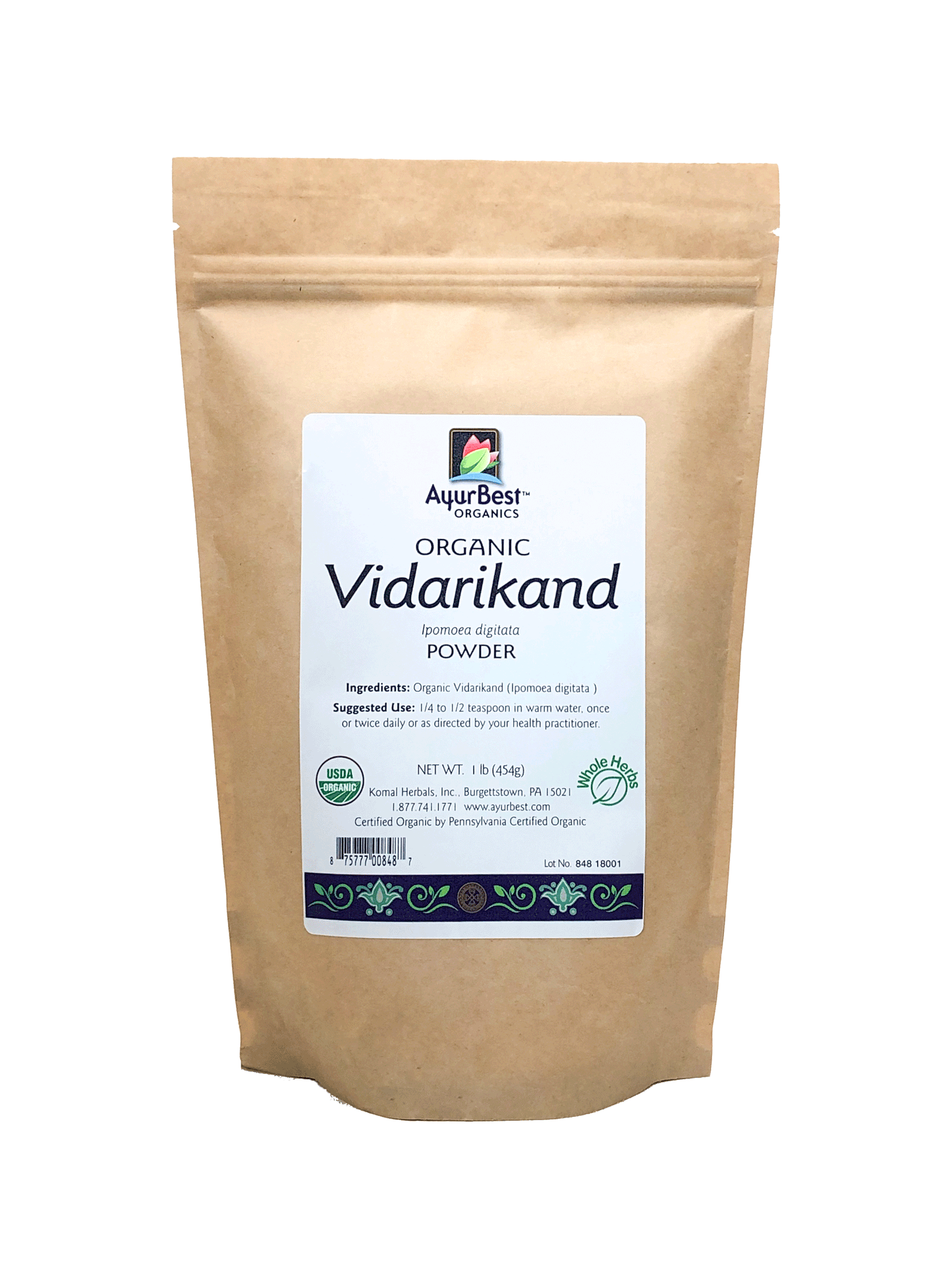 Organic Vidarikand Powder