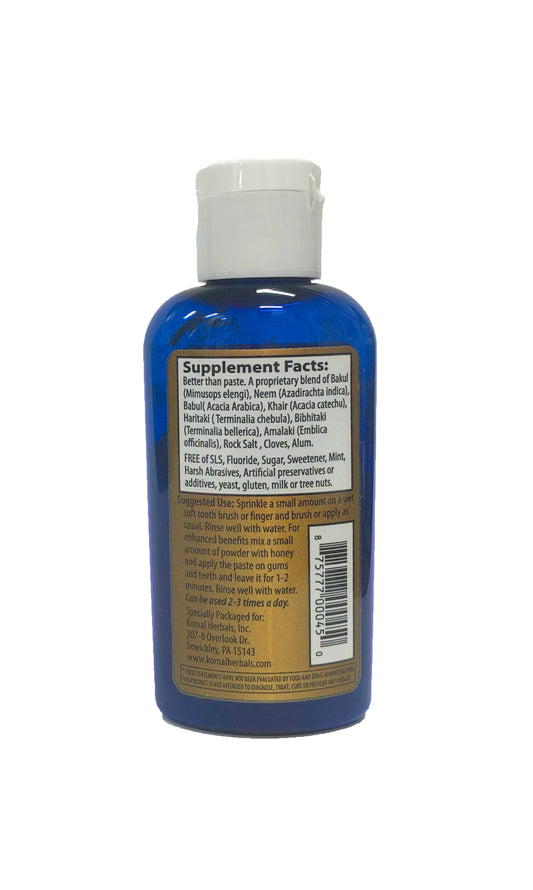 Oral Tone proprietary blend of herbs helps to provide you with a healthy, natural smile.