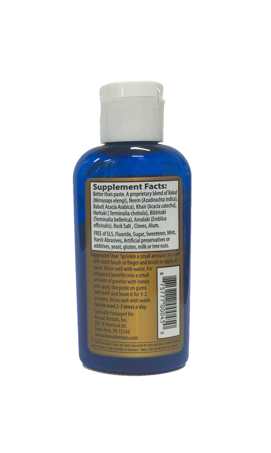 Wholesale Personal Care - Organic Oral Tone 20g