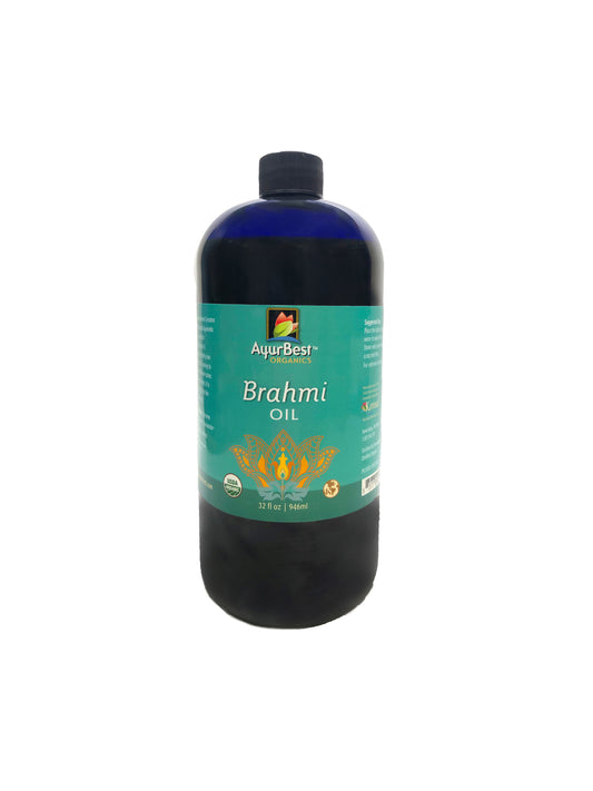 Brahmi Massage Oil, Organic