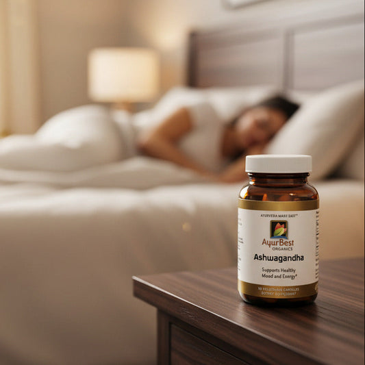 Enjoy more restful sleep and peace of mind with Ashwagandha capsules supports healthy mood and energy