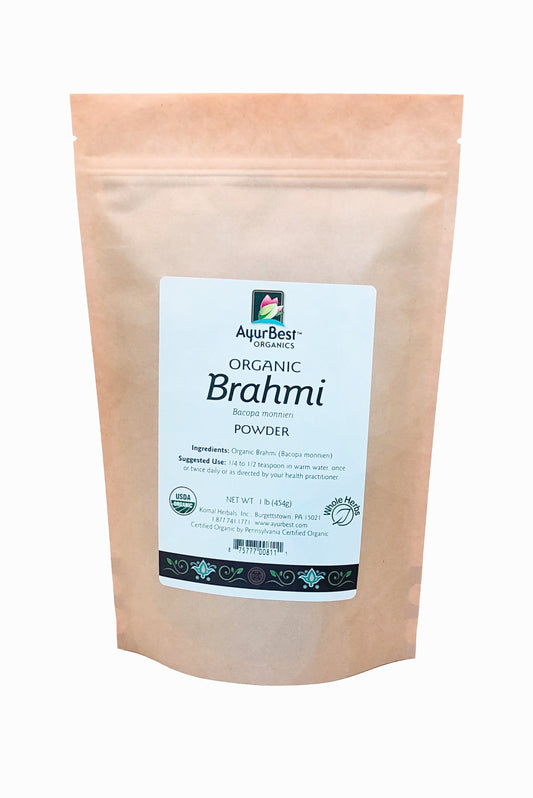 Wholesale Spices & Herbs - Brahmi (Bacopa) Powder, Organic 1lb (454g) Bag