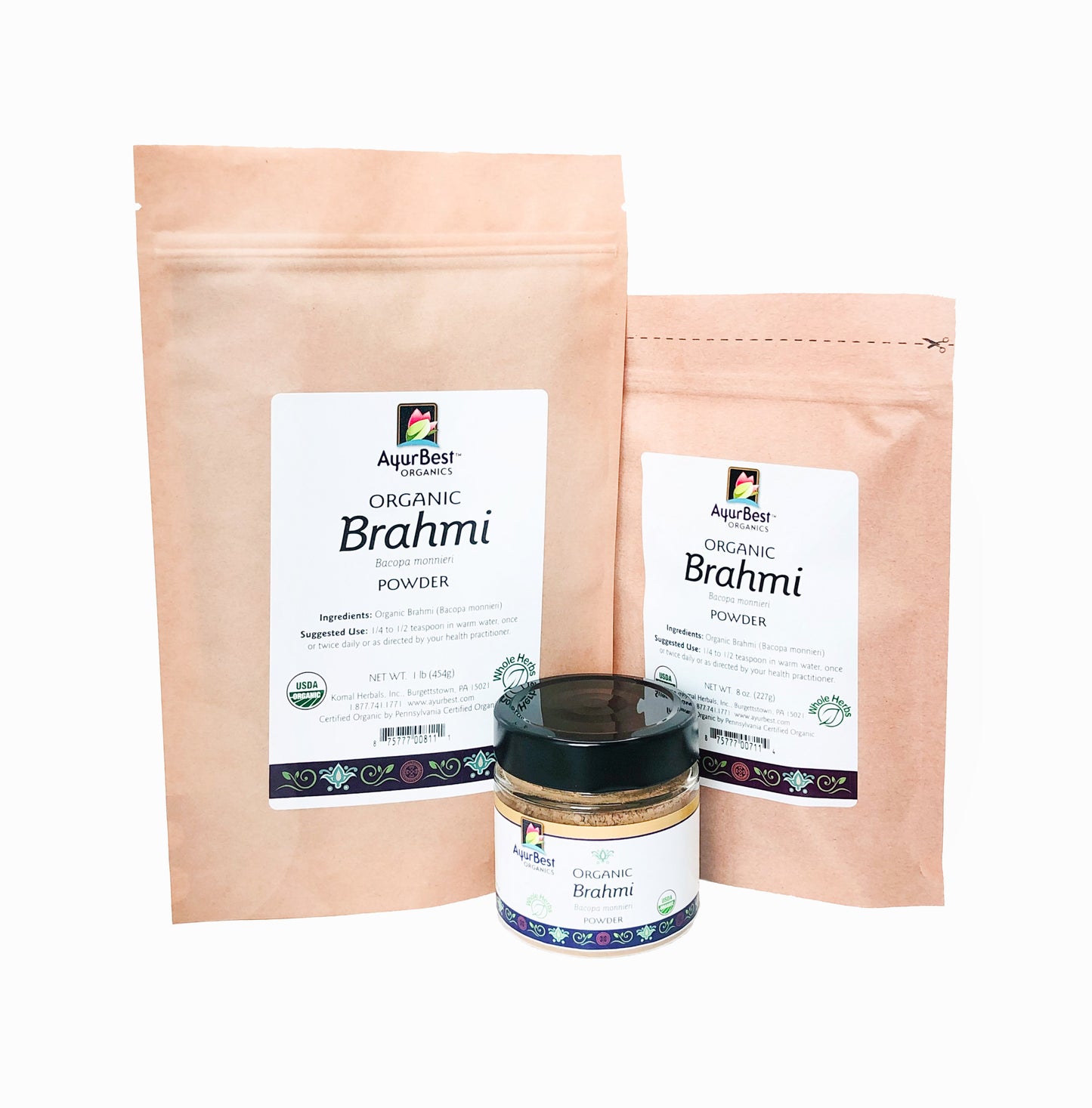 Organic Brahmi (Bacopa) Powder