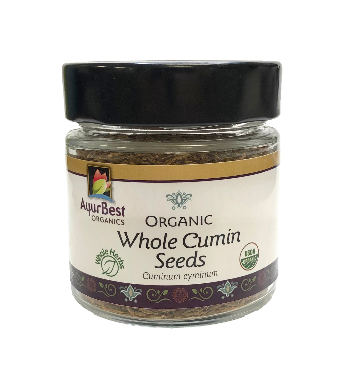 Wholesale Spices & Herbs - Cumin Seed Whole, Organic 2.6oz(75g) Jar