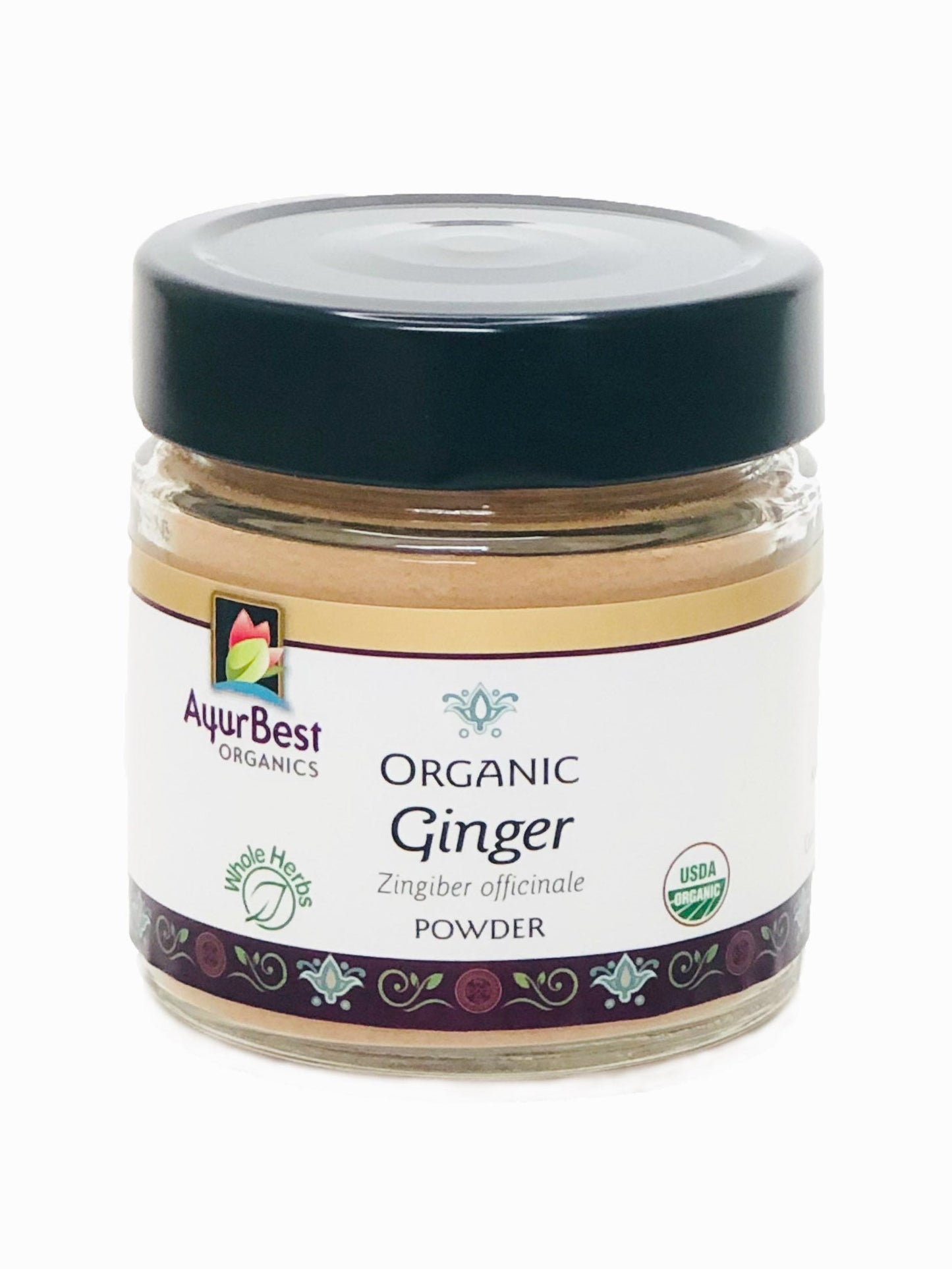 Wholesale Spices & Herbs - Ginger Powder, Organic 3.4oz(98.5g) Jar