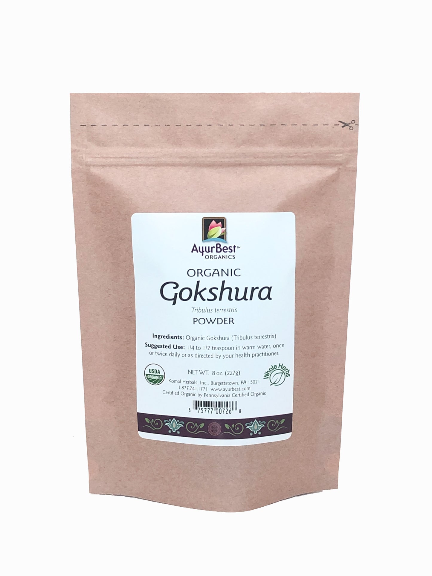 Gokshura Powder-Tribulus terrestris, Organic