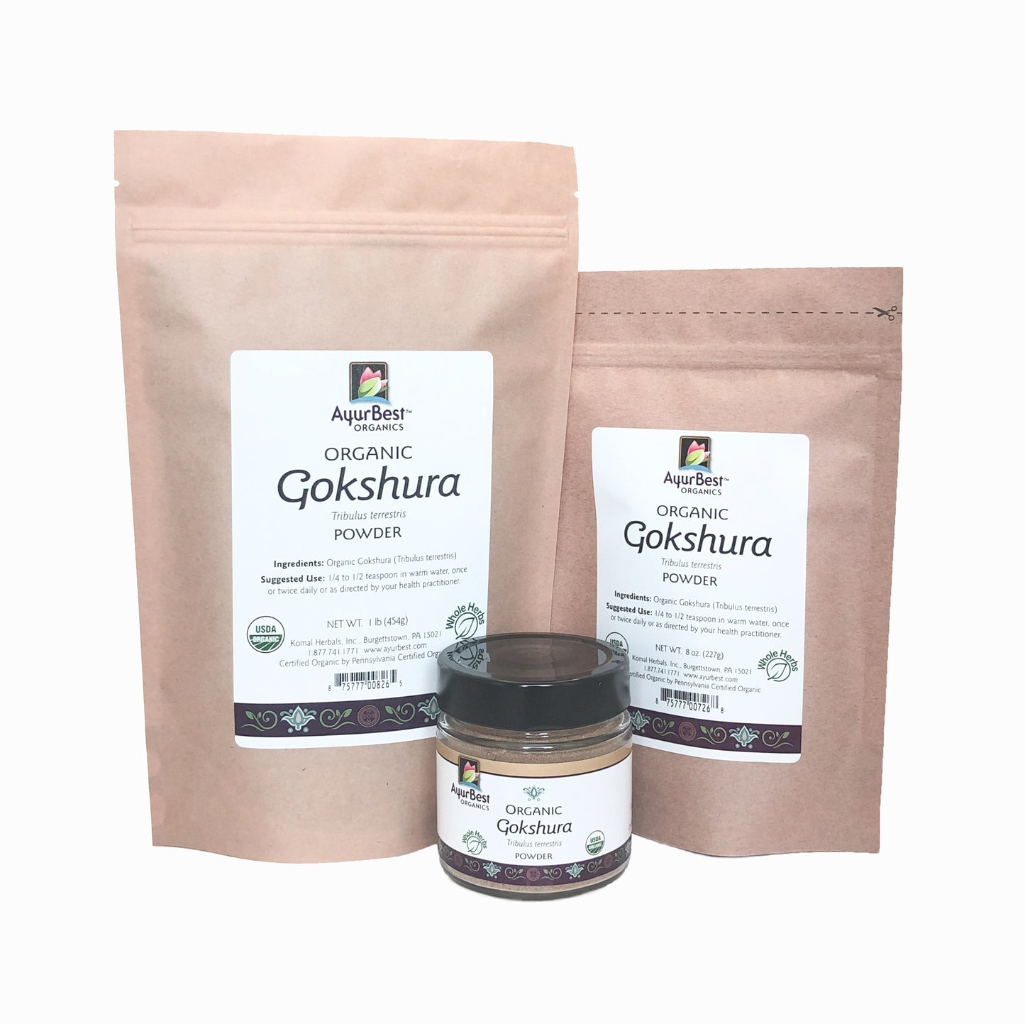 Organic Gokshura Powder-Tribulus terrestris