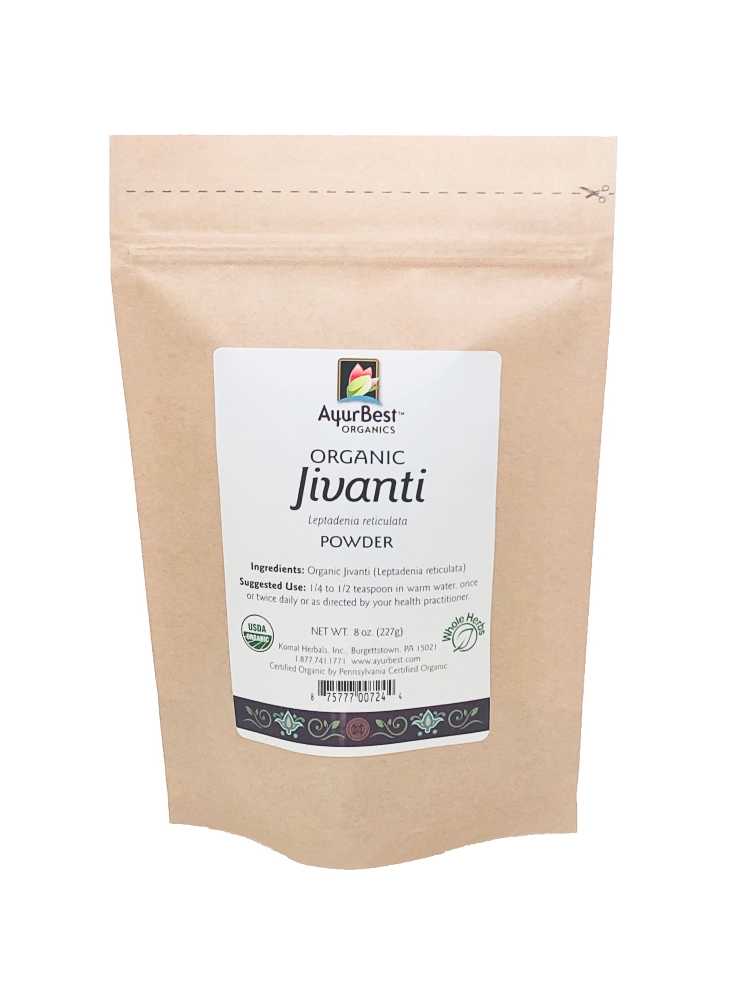 Jivanti Powder, Organic
