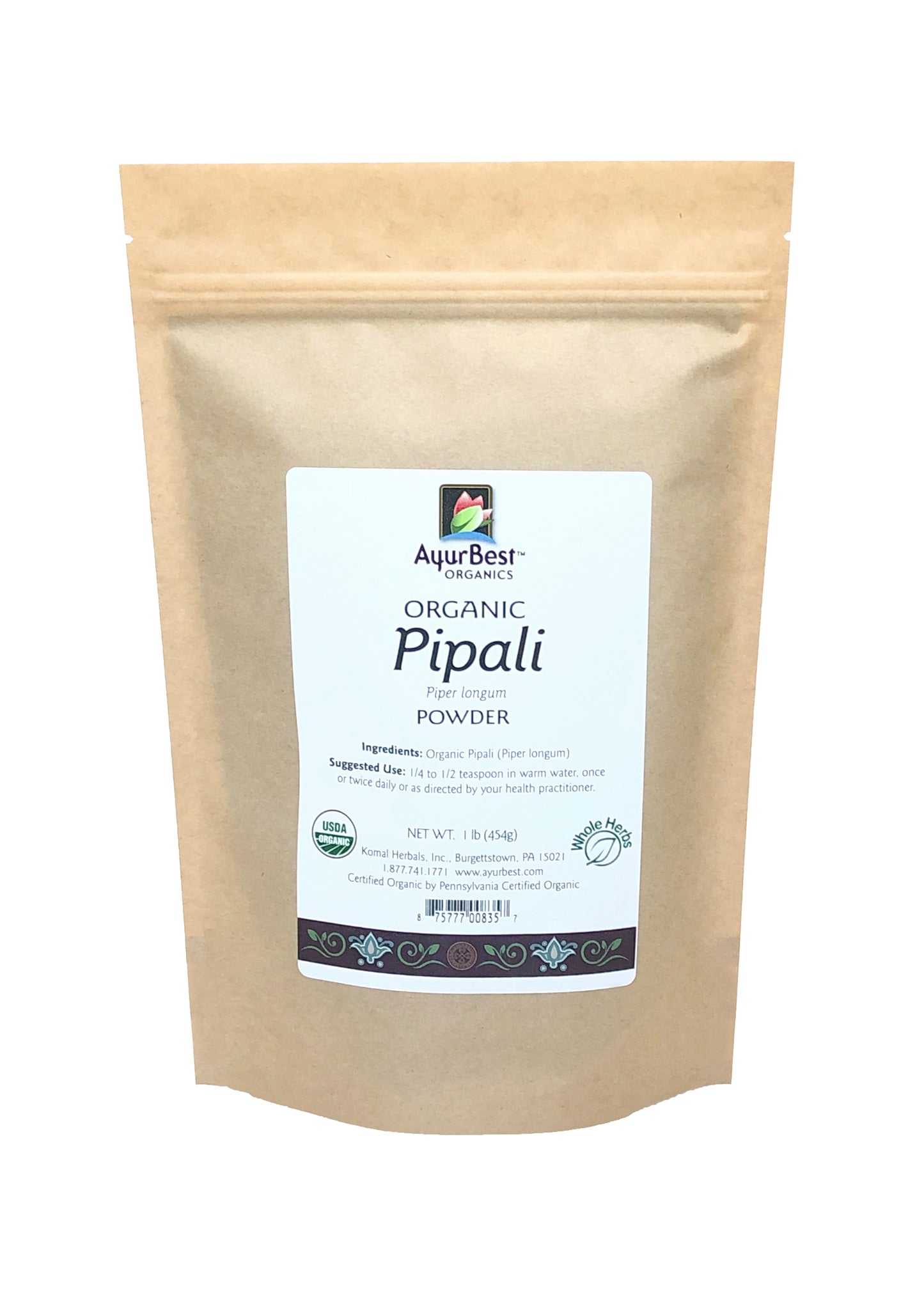 Pipali Powder, Organic
