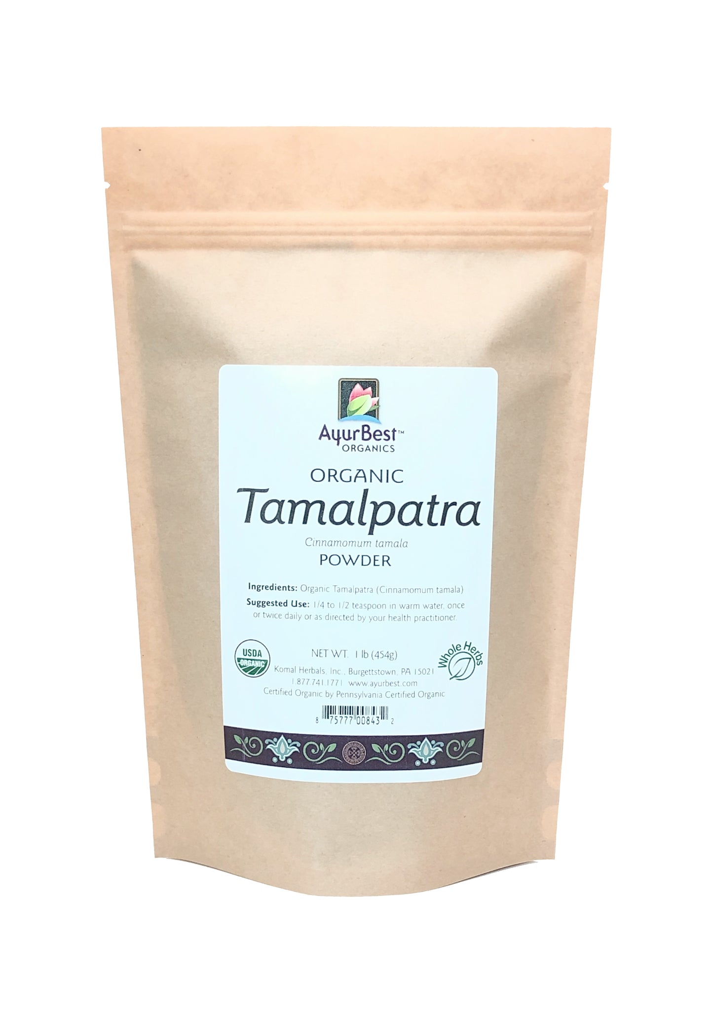 Tamalpatra (Indian Bay Leaf) Powder, Organic