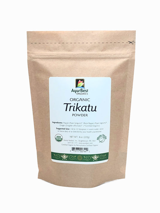 Wholesale Spices & Herbs - Trikatu Powder, Organic 8oz (227g) Bag