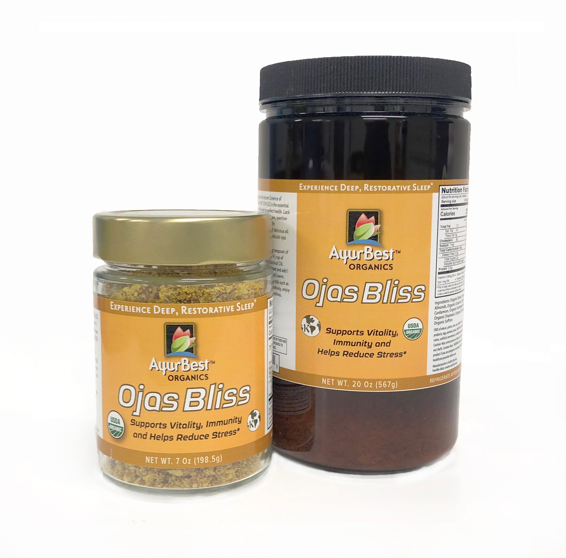 Organic Ojas Bliss helps support Vitality, Immunity and reduce stress.