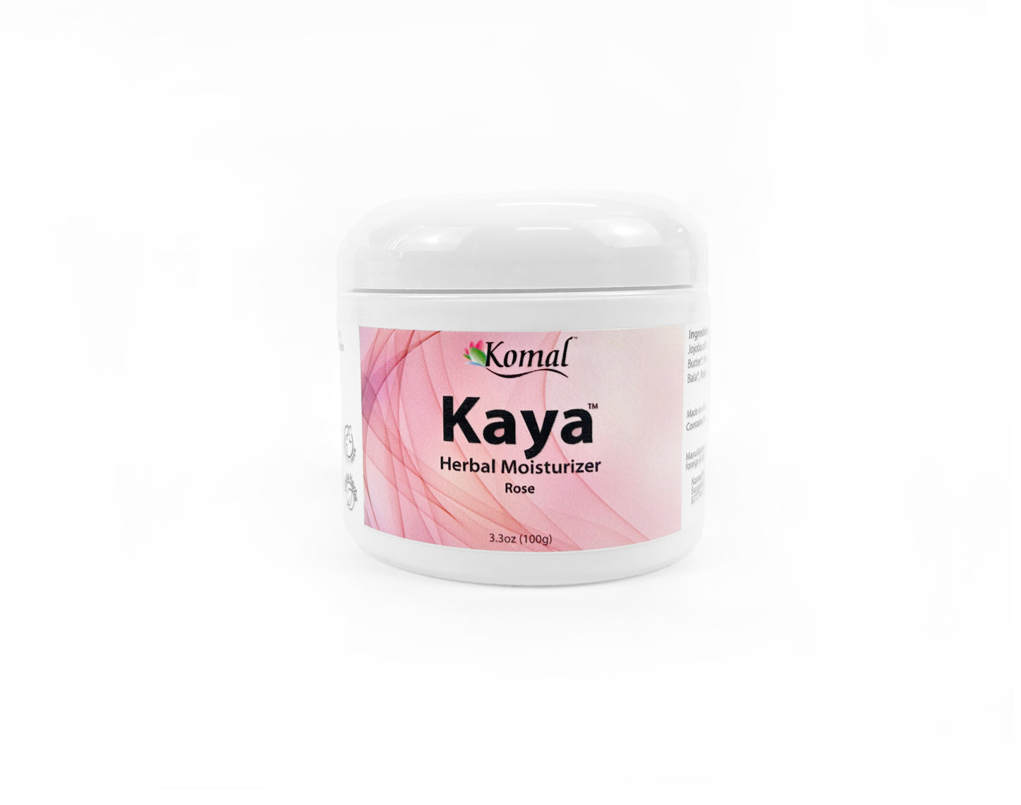 Kaya™ Herbal Moisturizer Cream, Rose - 3.3oz (100g)