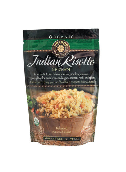 Organic Indian Risotto Khichadi made with high quality ingredients to ensure the best nature has to offer.