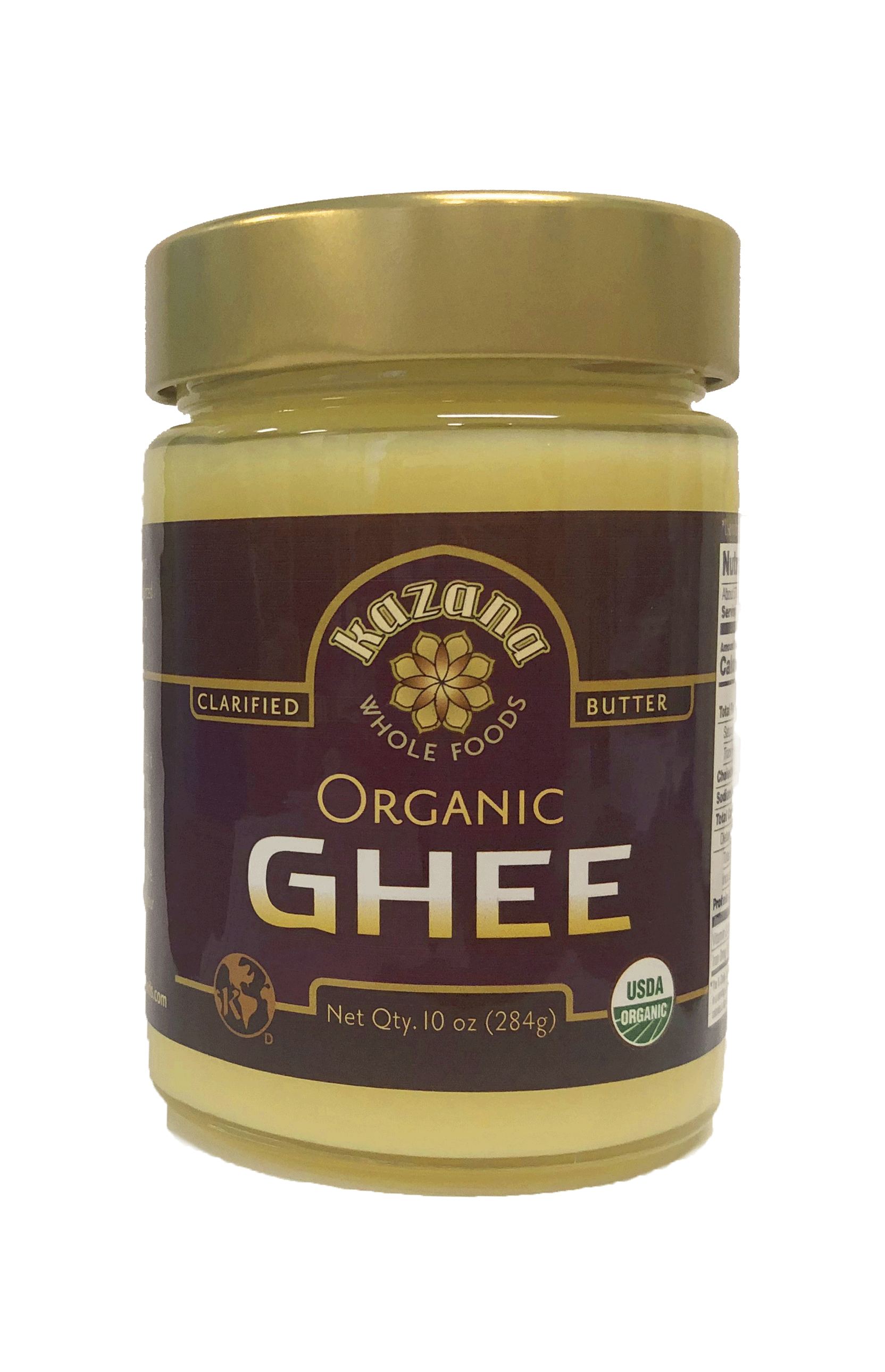 Organic Ghee, Clarified Butter made in USA 10oz
