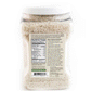 Organic White Rice 4lb Bulk Jar Back