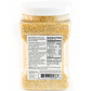 Organic Khichadi bulk jar, Rice & Mung Beans Back of Jar