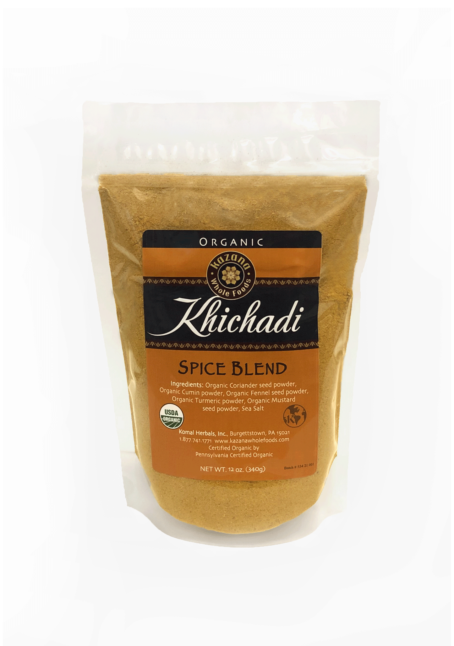 Organic Khichadi Spice Blend 12oz
