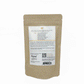Shanti Vata EZ Herbal tea back of the bag for healthy Vata dosha helps reduce stress gas bloating anxiety blend of Cumin coriander fennel ginger