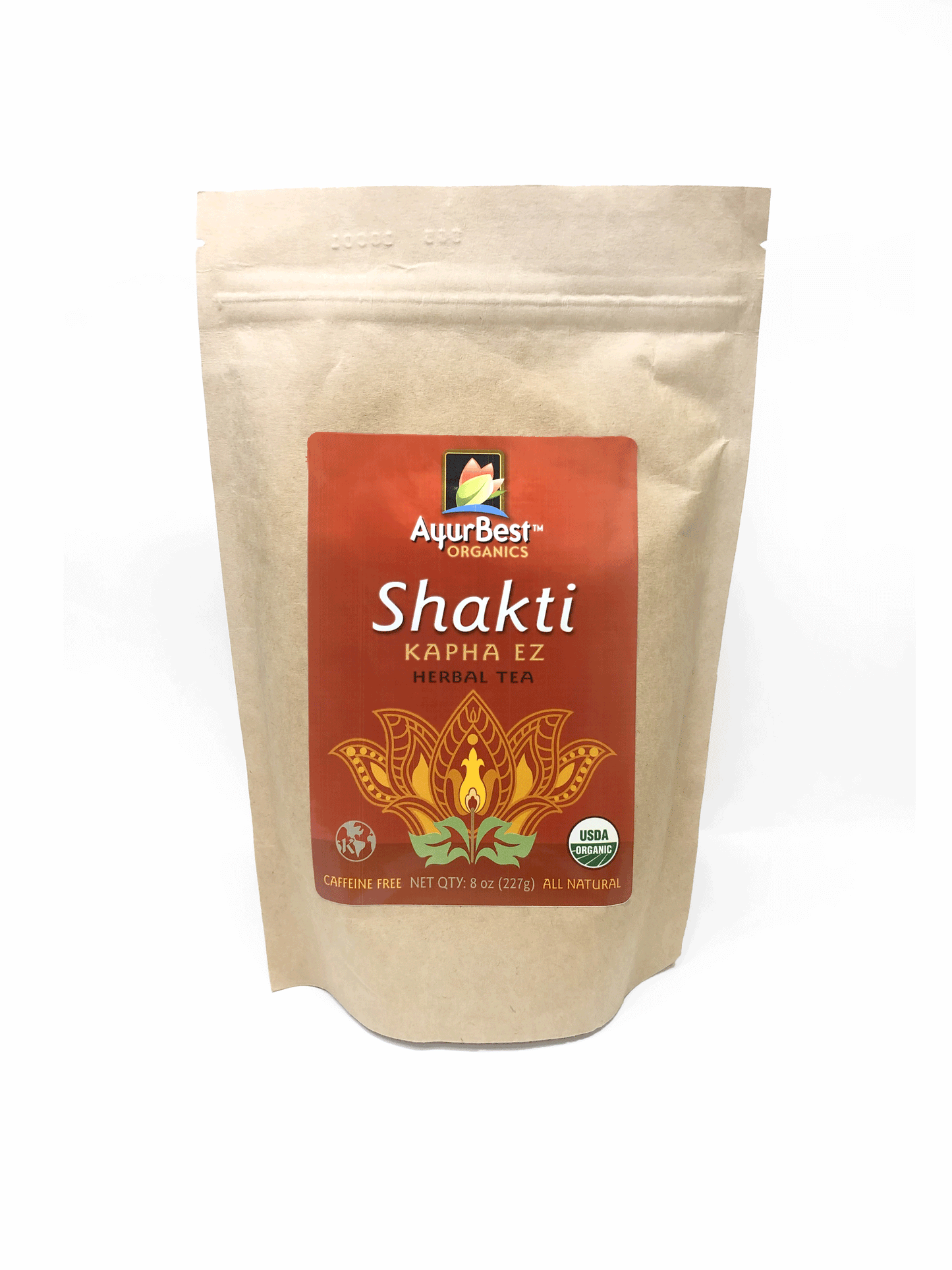 Organic Shakti Herbal Tea, available in 8oz size!
