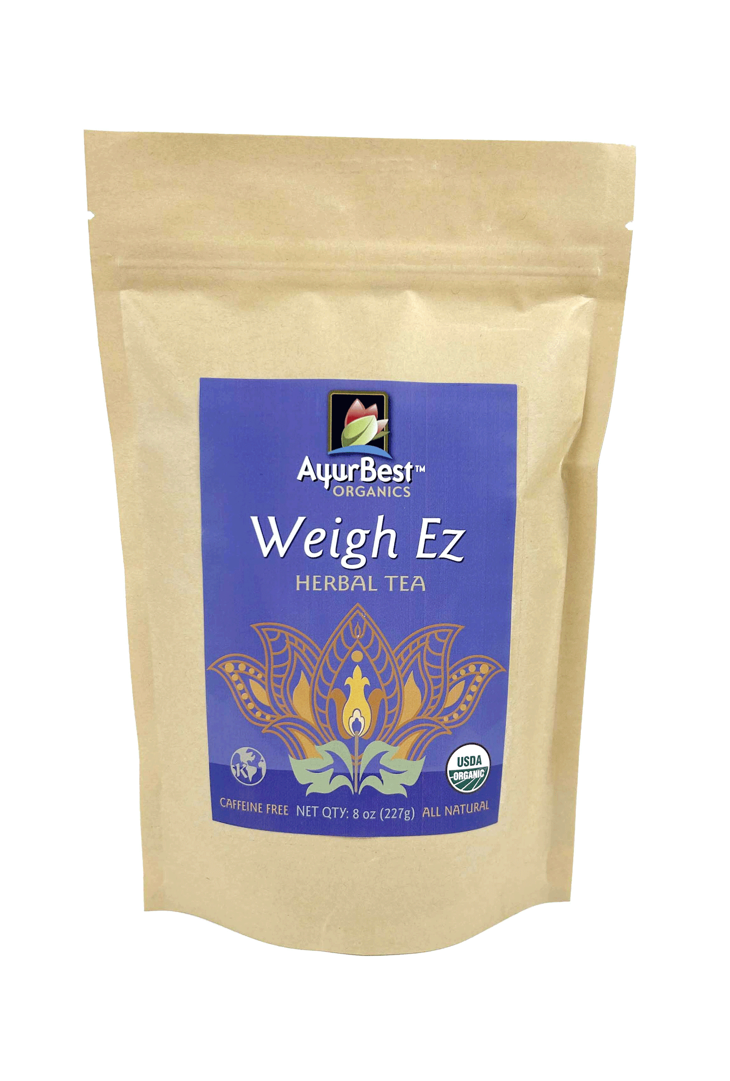 Organic Weigh Ez Herbal Tea available in 8oz size.