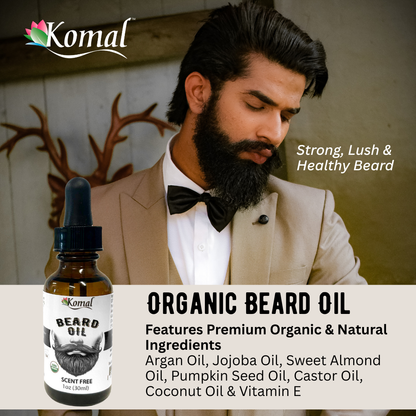 Beard Oil, Organic _Scent Free