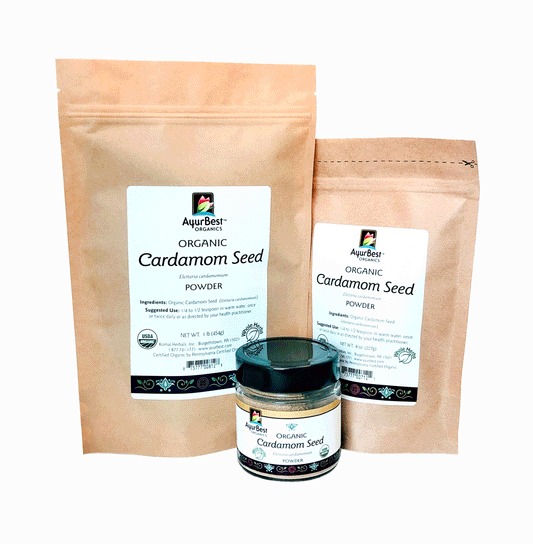 Buy Organic Cardamom Seed Powder, available in 3 great sizes!