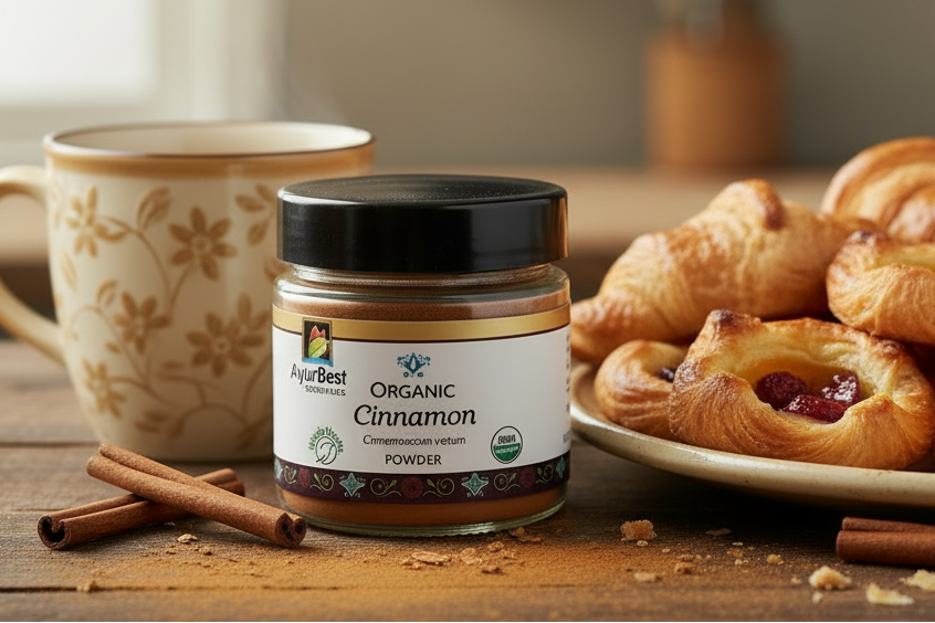 Bake with confidence with Komal Organic Cinnamon Powder