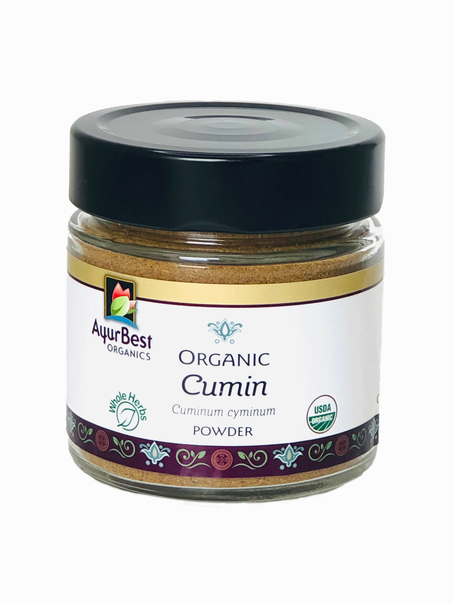 Organic Cumin Seed Powder available in 4.6oz  Jar