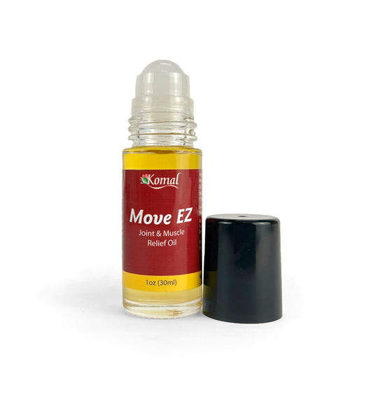 MoveEZ Joint & Muscle Relief Oil in an easy to apply roller bottle, helps provide fast relief from everyday aches!