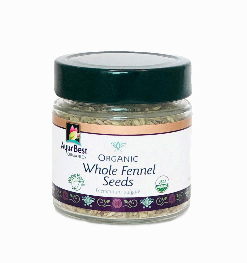 Organic Fennel Seed available in 3oz Jar.