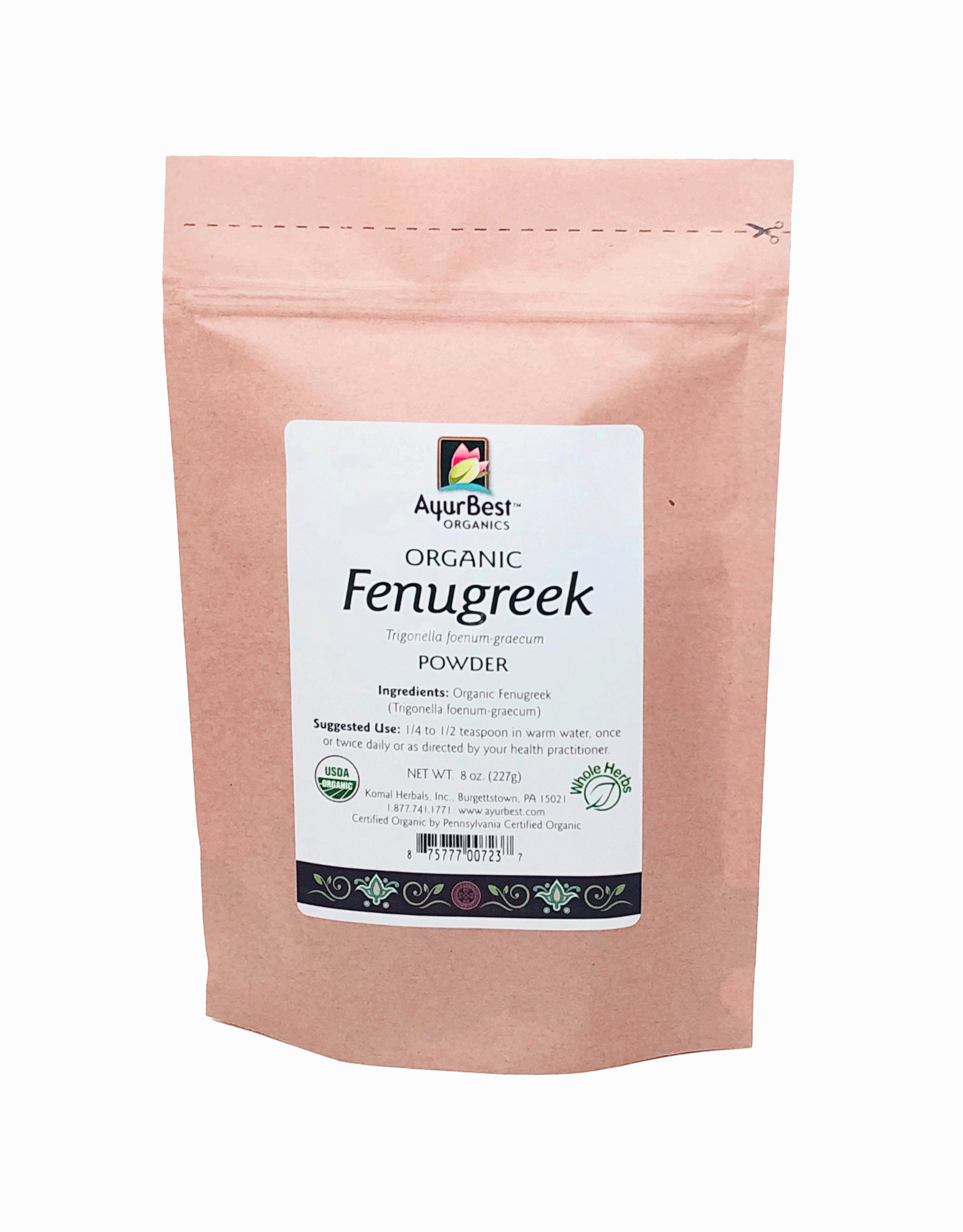 Buy Organic Fenugreek Seed Powder 8oz bags!