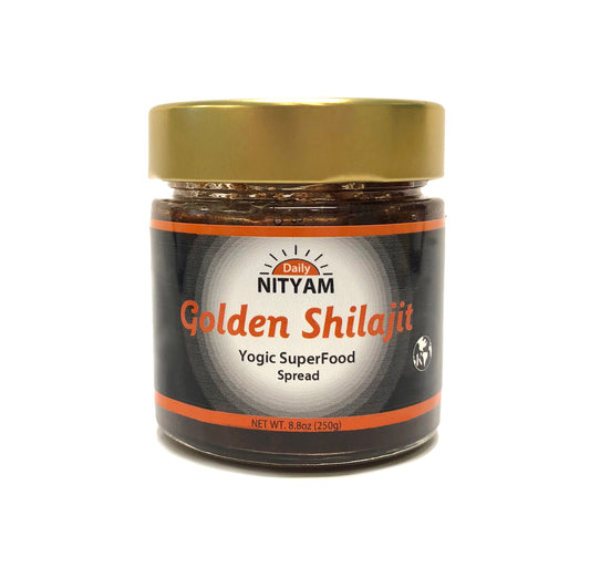 Jar of Golden Shilajit Herbal superfood Jam Spread