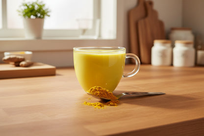 Enjoy a cup of golden milk today to help boost your overall wellness