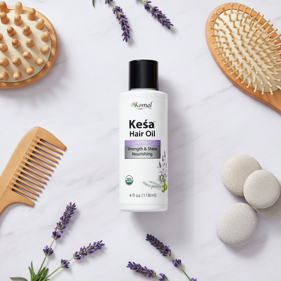 Kesa Lavender Hair Oil, 4fl oz