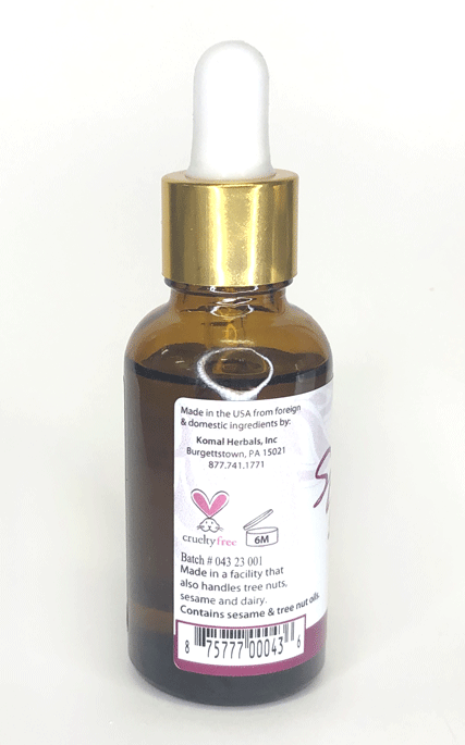 Sparkling Beauty Facial Oil side view