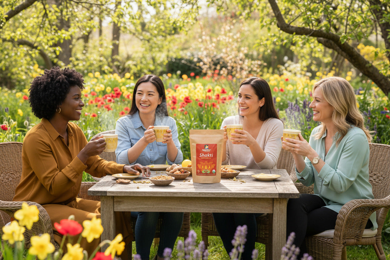 Enjoy an invigorating cup of Shakti Kapha EZ tea as inter moves into spring.