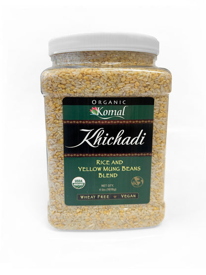 Khichadi Rice and Yellow Mung Bean Blend, 4lb (1818g), Organic.