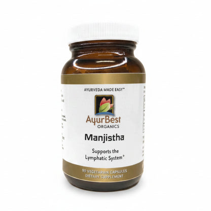 AyurBest Manjistha  Supports the Lymphatic System 
