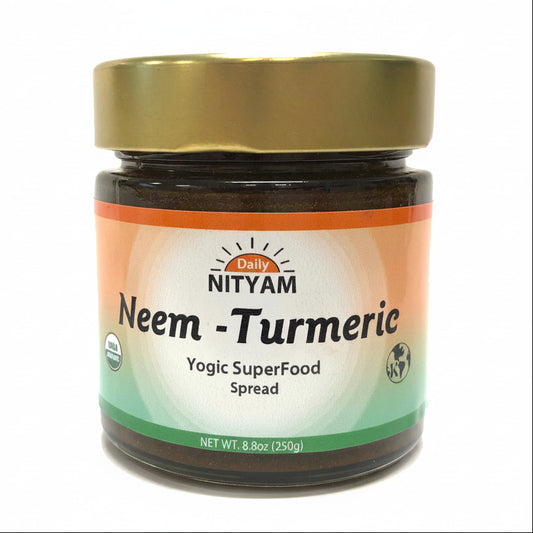 Jar of Neem Turmeric Superfood Spread