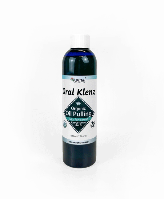 Organic Peppermint Oil Pulling is the natural way to clear bacteria from your mouth and help you provide a healthier smile.